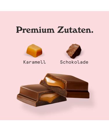 Buy Nicks Keto Riegel Soft Toffee & Chocolate Caramel Snacks - Low Carb Gluten-Free 110 Calories 3.5 Net Carbs (15x28g) - Buy Online on SooperMarket.com