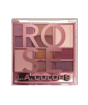 L.A. COLORS Color Block Eyeshadow Palette  Rose