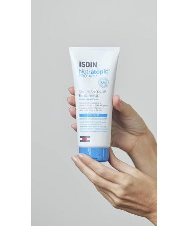 ISDIN Nutratopic PRO-AMP Emollient body cream (200 ml) | Moisturization and protection for atopic skin - Buy Online on SooperMarket.com