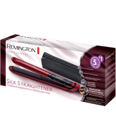 Remington Smooth Iron Silk S9600 Hair Straightener - Double-Layer Ceramic Coating LCD Display Fast Heating 150-240C for Silky Glossy Hair - Buy Online on SooperMarket.com