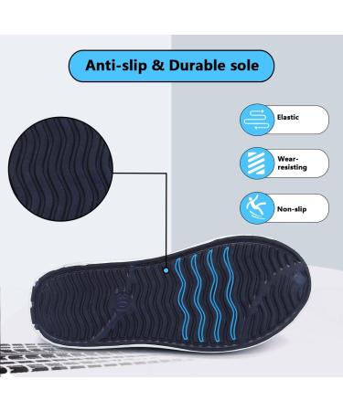 Ziitop Kids Toddler Water Shoes - Anti-Slip Breathable Beach Sandals for Boys Girls - Quick Dry Lightweight Sneakers for Swim and Garden - Blue, Little Kid Size 3 - Buy Online on SooperMarket.com