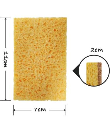 Zero Waste World Natural Sponge - Eco-Friendly Cleaning Sponge | 100% Biodegradable (Cellulose Sisal) | Non-Scratch - Buy Online on SooperMarket.com