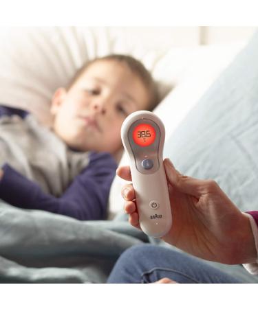 Braun BNT300CA No-Touch and Forehead Thermometer with Colour Coded Display for Baby Children and Adults No. 1 Brand Among Pediatricians and Moms - Buy Online on SooperMarket.com