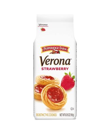 Pepperidge Farm Verona Strawberry Thumbprint Cookies, 6.75 oz. Bag