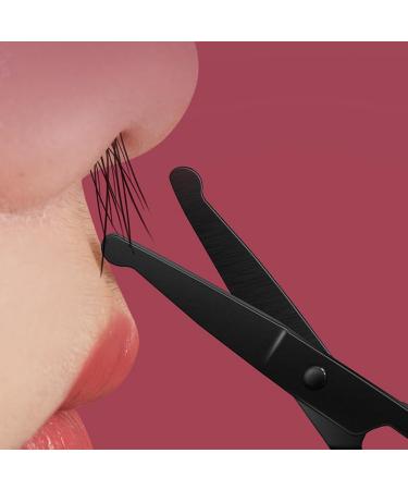 Bartscher Men's Nasal & Ear Hair Scissors - Stainless Steel Rounded Tip for Safe & Precise Grooming - Buy Online on SooperMarket.com