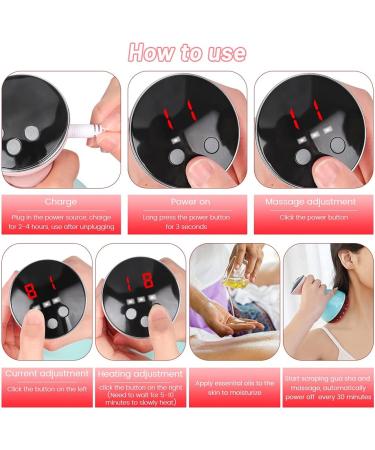 Scienlodic Electronic Micro-Current Dry Brush for Cellulite & Lymphatic Massage | Heating Vibration Handheld Massager - Buy Online on SooperMarket.com