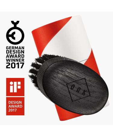Oak Beard Brush | Premium Bartbrush for Men | Smooth & Style Your Full Beard | Award-Winning Design from Berlin - Buy Online on SooperMarket.com
