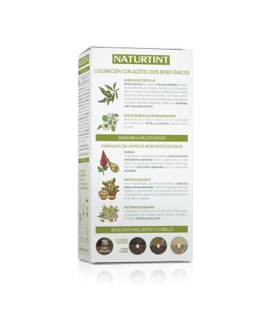 Natureint Biobased Hair Color 7N Nubblond | Ammonia-Free | 170ml | High Natural Ingredients - Buy Online on SooperMarket.com
