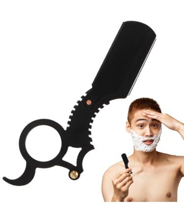 Fivetoo Finger Razor-Manual Barber Women's Razor cartridge skin care products for men for salon travel at home business trips camping outdoor adventure black