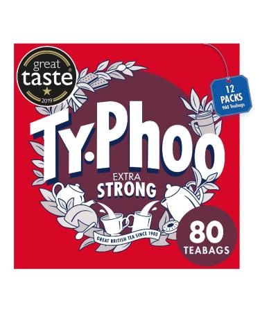 Typhoo Tea Extra Strong Orange Pekoe Tea 80 Count