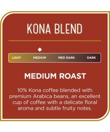 Don Francisco's Kona Blend Medium Roast Whole Bean Coffee 28oz Bag - Buy Online on SooperMarket.com