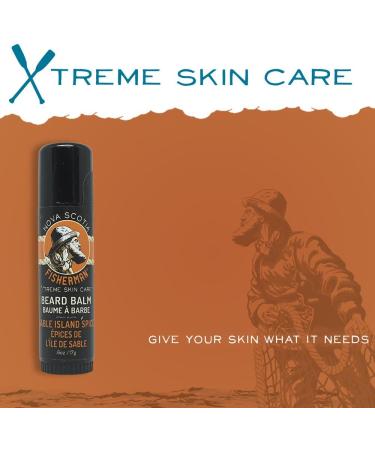 Buy Nova Scotia Fisherman Beard Balm - Non-Greasy Vegetarian Natural Ingredients Sable Island Spice | 17g | Prevent Dry Skin & Breakouts Internationally - Buy Online on SooperMarket.com