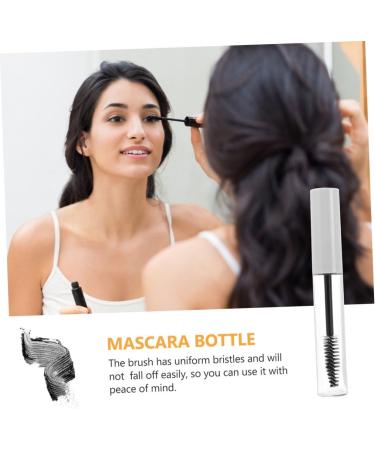 BELLIFFY 11pcs Eyelash Tube Portable Mascara Tube Lip Gloss Bottle Empty Mascara Tube White Plastic - Buy Online on SooperMarket.com
