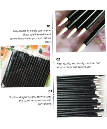 Beavorty 100pcs Disposable Eyeliner Liquid Makeup Lip Scrubber Tool Disposable Eye Stick Make up Gel - Buy Online on SooperMarket.com