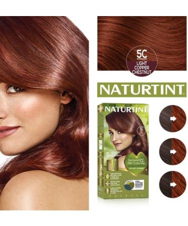 Naturtint Permanent Hair Colour 5C Light Copper Chestnut - Vibrant and Natural Results - Buy Online on SooperMarket.com