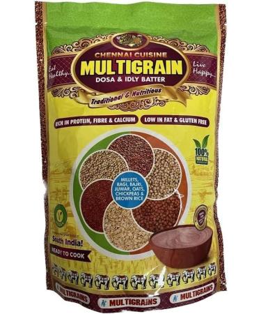 Seelans |Chennai Cuisine Dosa Batter 1KG | Multigrain Batter 850GM | Instant Rice Dosa Breakfast Mix | Pure Veg South Indian Breakfast Mix | 100% Natural Ingredients (Pack of 2) - Buy Online on SooperMarket.com