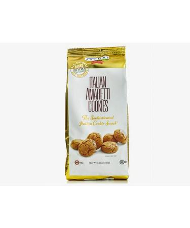 Authentic Italian Amaretti Cookies - 6.35oz (Pack of 3) - Buy Online on SooperMarket.com