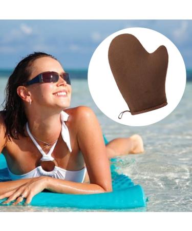 Rakiuty Self-tanning Glove Waterproof Reusable for Tanning Cream and Exfoliation Brown - Buy Online on SooperMarket.com