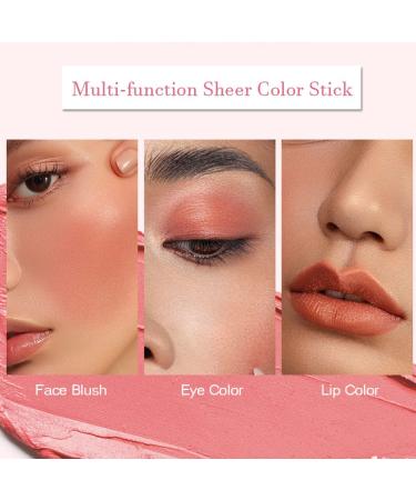 Milk Pink Soft Cream Blush Stick: Long-Wearing Liquid Blush for Cheeks, Eyes, and Lips. Natural-Looking Blend Gift for Her - Buy Online on SooperMarket.com