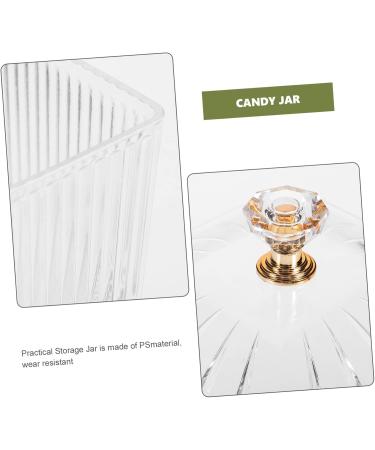 4 Pcs Candied Fruit Refreshment Tray Food Container Clear Tea Container Candy Jar Storage Popcorn 9X9X7.5CMx2pcs Transparentx2pcs - Buy Online on SooperMarket.com