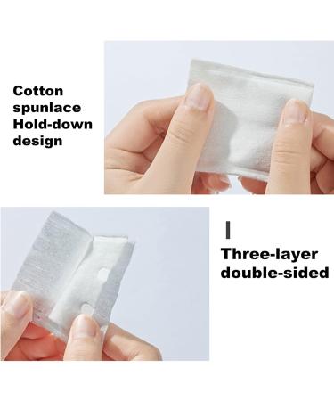 shlutesoy Cosmetic Cotton Strong Water Absorption Cleaning Skin Mini Facial Clean Nail Wipes Debris Skin Care Pad for Travel 50 - Buy Online on SooperMarket.com