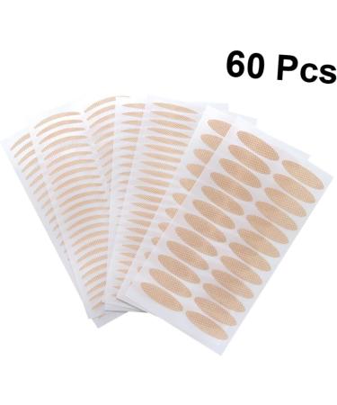 Mikinona 60 Sheets Stickers Fiber Eyelid Lift Strip Lace Double Eyelid Sticker Adhesive Tape No Trace Man - Buy Online on SooperMarket.com