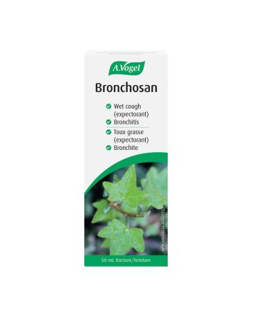 A.Vogel Bronchosan Sugar-Free Cough Drops - Clinically Proven Natural Remedy for Cough Chest Complaints & Mucus - Ivy Thyme & Liquorice Root - Vegan Gluten-Free Lactose-Free Non-Habit Forming 50 mL