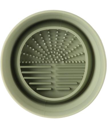 Dekaim Makeup Brush Cleaner Bowl Silicone Makeup Brush Cleaning Pad Bowl Scrubber Make Up Brush Cleaner Pad Portable To Clean for Brush Powder Puff - Buy Online on SooperMarket.com