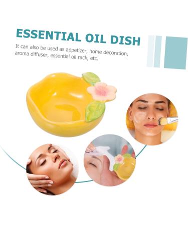 JECOMPRIS Aromatherapy Oil Storage Plates - 2 Pack Ceramic Spices & Cosmetics Diffuser - Buy Online on SooperMarket.com
