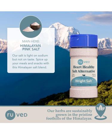Ruved Wright Salt: Himalayan Pink Salt Blend - 8.4 oz | Electrolyte Rich & Heart-Healthy - Buy Online on SooperMarket.com
