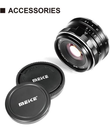 Meike 35mm F1.7 Manual Focus Prime Lens for Micro 4/3 MFT | Olympus & Panasonic Compatible Mirrorless Cameras - Buy Online on SooperMarket.com