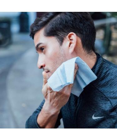 Oars + Alps Face and Body Wipes | Dermatologist Tested, Infused with Caffeine and Menthol | TSA Friendly | 14 Wipes - Buy Online on SooperMarket.com