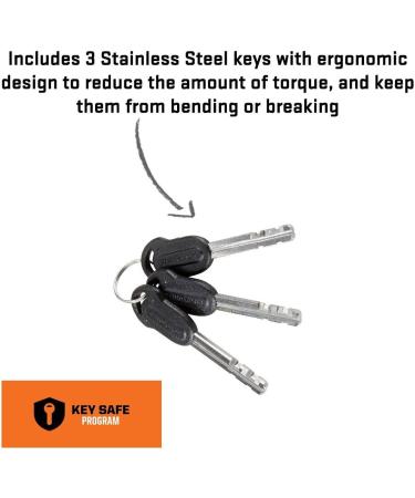 Kryptonite New York Cinch Ring Chain 12mm x 75cm with EVS4 Disc Shackle - Ultimate Security Solution - Buy Online on SooperMarket.com