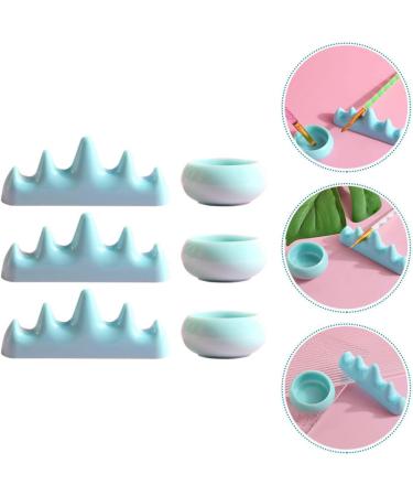 FOMIYES 5 Sets Nail Art Brush Cup Nail Art Supplies Nail Pens Makeup Brush Organizer Sponge Holder Soak Off Bowl Nail Art Cups Makeup Brush Holders for Vanity Manicure Accessories Plastic - Buy Online on SooperMarket.com