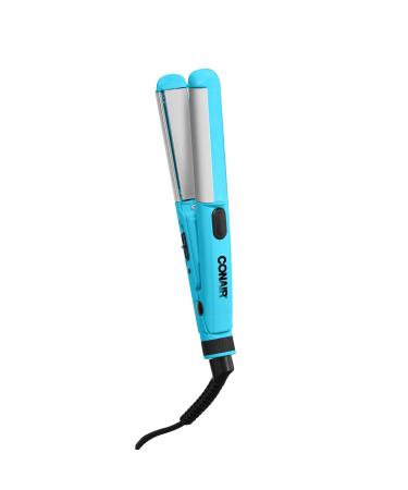 Conair Mini Dual Deluxe Styler  Add Curls and Waves - or - Straighten  Perfect for On-The-Go Styling 1 Count (Pack of 1) 2-IN-1 STYLER