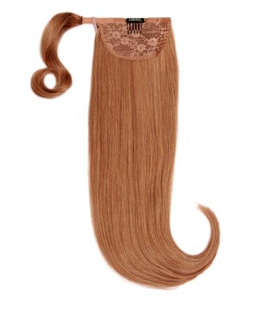 Luxury Gold 22'' 120g Human Hair Pony -26/30 Mixed Auburn