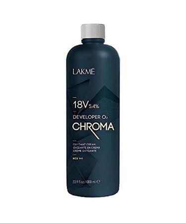 Lakme Chroma Developer Oxydant Cream 33.9 Oz (18 Vol (5.4%)) by Lakme