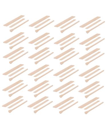 Healeeved 150 pieces of hair removal wax pencil body hair removal accessories wooden twach pencil hair removal stripes Waxhole hair removal pen wax stripes