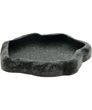 Uotyle Reptile Feeding Bowl Crawler Pet Feeding Round bowl Food Water Non-toxic Resin Dish Suitable for Reptile Turtle Tortoise Scorpion Lizard Crabs Pets Supplies Cyan Small - Buy Online on SooperMarket.com