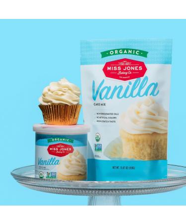 Miss Jones Organic Vegan Buttercream Frosting - Vanilla, 11.29 oz (Pack of 6) - Perfect for Icing & Decorating - Buy Online on SooperMarket.com