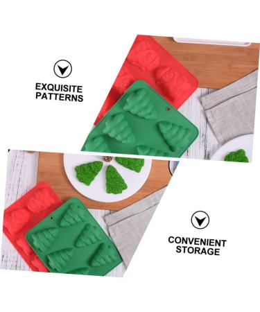 KICHOUSE Christmas Decor Christmas Baking Molds Silicone Molds Ice Cubes Chocolate Pastry Mould Cake Mold Mousse Mold Fudge - Buy Online on SooperMarket.com