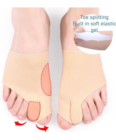 Breathable Silicone Bale Toe Pads - 2 Pieces for Men & Women | Soft Elastic Orthosis for Smooth Comfort - Buy Online on SooperMarket.com