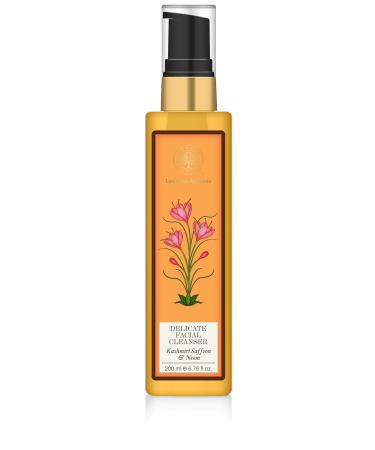 Forest Essentials Kashmiri Saffron and Neem Delicate Facial Cleanser 200ml - --"Shipping by FedEx"