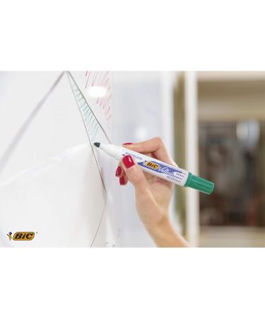 BIC 1701 Whiteboard Marker Velleda ECOlutions Box of 12 - Green Round Tip 1.4 mm Line Width | International Shipping Available - Buy Online on SooperMarket.com