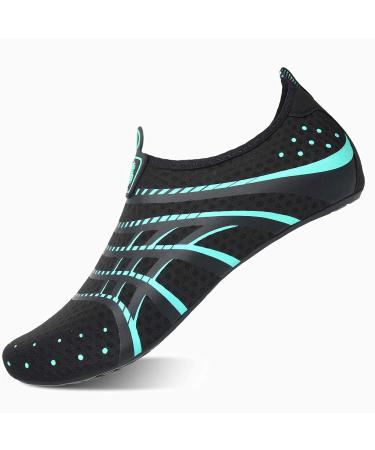 BARERUN Water Sports Shoes Aqua Socks for Women Men - Dot Blue, Size 6.5-7.5 Women/5-6 Men - Buy Online on SooperMarket.com