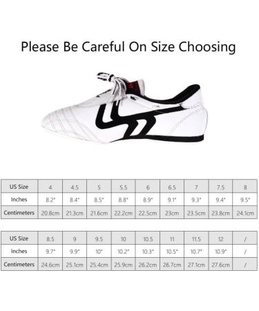 Alomejor Taekwondo Shoes - Lightweight Martial Arts Sneakers for Karate Kung Fu Tai Chi - Black Stripes Available in Medium/XX Large - Buy Online on SooperMarket.com