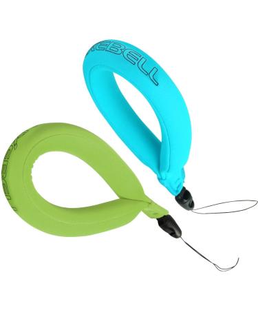 Luxebell Waterproof Camera Float, Floating Wrist Strap for GoPro Hero 11 10 9 8 7 6 5 4, AKASO Nikon,Canon,Key and Phones Blue&green