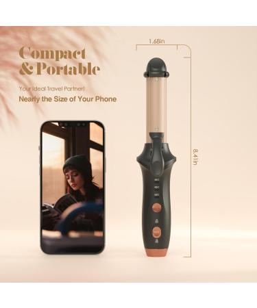 Bestauty Small Cordless Curling Iron 1 Inch - Mini 2 in 1 Hair Curler & Straightener Rechargeable Wireless Travel Tool for Short Hair (Black - Buy Online on SooperMarket.com