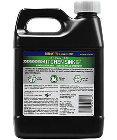 Zep Advanced Kitchen Drain Opener 32 oz - Case of 2 | Safe for Grease Food & Garbage Disposal - International Shipping - Buy Online on SooperMarket.com