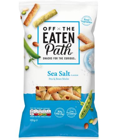 Off the Eaten Path Sea Salt Bean Sticks 100g - Delicious and Nutritious Snack - Buy Online on SooperMarket.com
